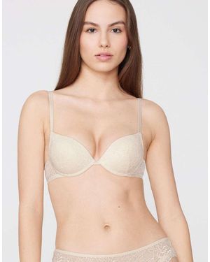 Tezenis Los Angeles Lace Super Push-Up Bra - Natural