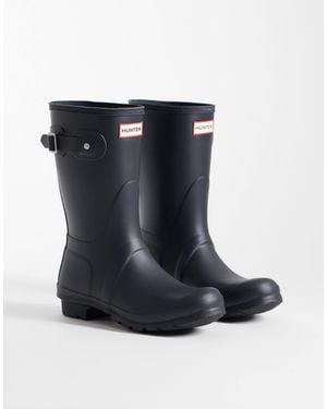 HUNTER Original Short Gumboots - Black