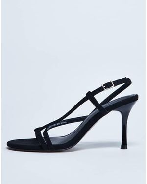 TOPSHOP Felicity Strappy High Heeled Sandal - Blue