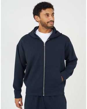 Brave Soul – locker geschnittene kapuzenjacke - Blau