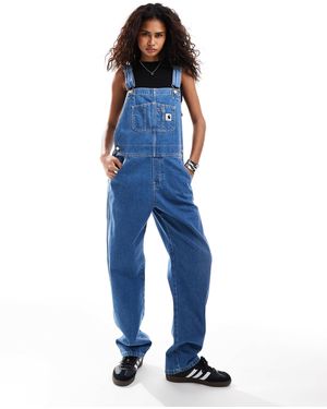 Carhartt Carhartt – gerade geschnittene latzjeans - Blau
