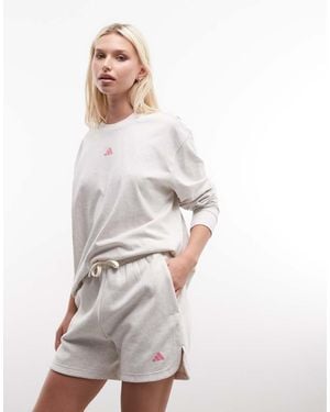 adidas Originals Three Stripes Studios Shorts - White