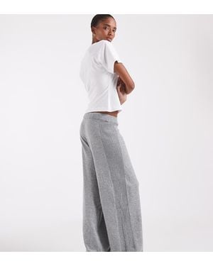ONLY Wijde Gebreide Broek - Wit