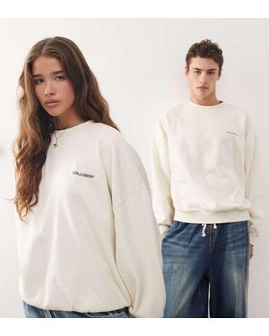 Collusion Sudadera De Corte Cuadrado Con Logo Estampado De -Neutro
