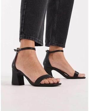 SEQWL Leal Heeled Sandals - Black