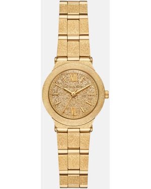 Michael Kors – billie – e damenuhr aus edelstahl mit 3 zeigern - Mettallic