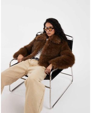Levi's Laney Faux Fur Jacket - Blue