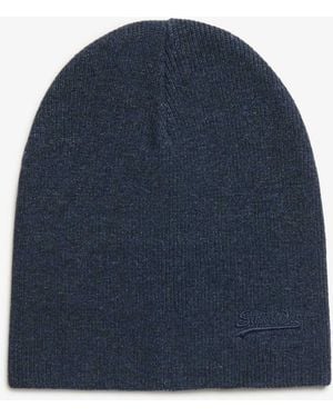 Superdry – essential – strickmütze - Blau