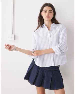 Weekday Boxy Fit Shirt - White