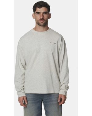 Good For Nothing Oversize-t-shirt aus baumwolle mit siebdruck - Grau