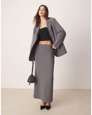 Y.A.S Tailored Maxi Skirt Co-Ord - Natural