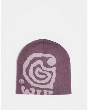 Carhartt Gorro Oscuro Helix De - Morado