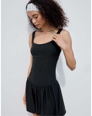 Stradivarius Short Dress-style Jumpsuit - Black