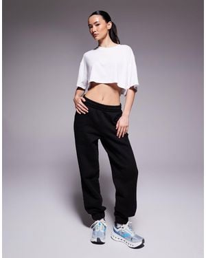 4505 Petite Icon Rest Day Heavyweight 440gsm Cotton Cuffed Sweatpants - Black