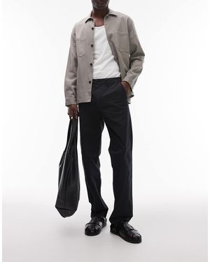 ARKET Pure Cotton Relaxed Chino Trousers - Grey