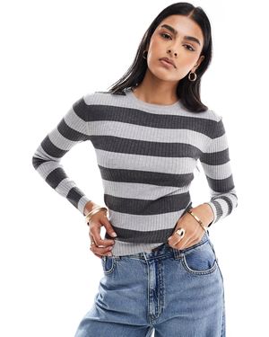 Jdy – gestreifter pullover - Blau