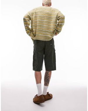 Dickies Loose Fit Denim Painter Shorts - Green