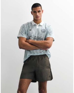 adidas Originals Three Stripe Sprinter Shorts - Grey