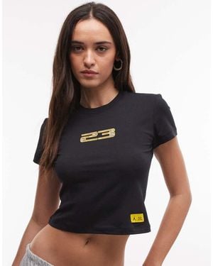 Nike Baby T-Shirt Grafica Nera - Blu