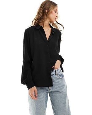 Jdy Long Sleeve Blouse - Black