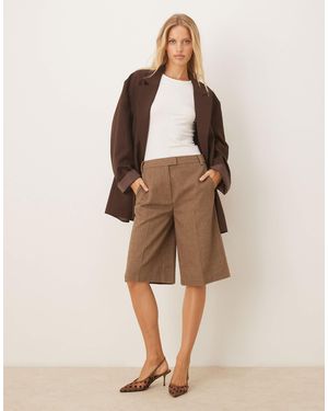 ASOS Slim Bermuda Shorts - Natural