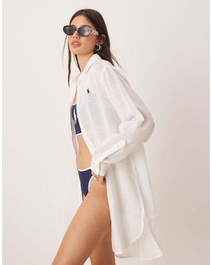 Polo Ralph Lauren Oxford Boyfriend Shirt - Natural