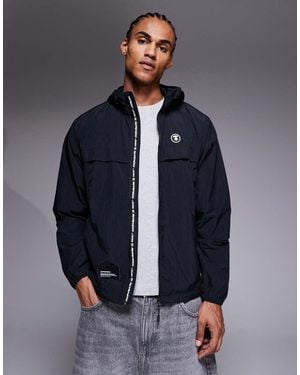 Aape By A Bathing Ape Aape By A Bathing Ape Aape Now Lightweight Windbreaker - Blue