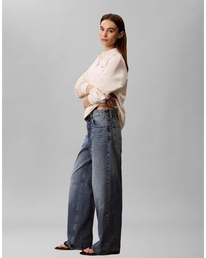 Calvin Klein – weite jeans - Grau