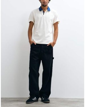 Jack & Jones Alex Baggy Carpenter Jeans - Wit