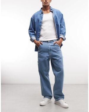 Stan Ray – locker geschnittene denim-jeans - Blau