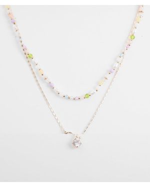 ALDO Collar Dorado Con Charms A Capas Jeraedia De - Blanco