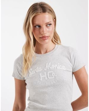 Hollister Santa Monica Baby Tee - White