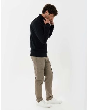 Threadbare Slim Fit Cotton Rich Cargo Trousers - Blue
