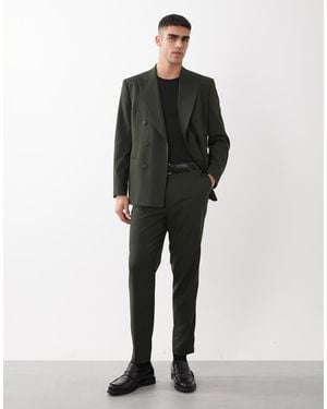 ASOS Tapered Suit Trousers - Green