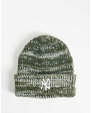 KTZ Ny Yankees Gemêleerde Gebreide Beanie Met Omslag - Groen