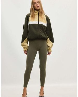 Stradivarius High-Waist Seamless Leggings - Green