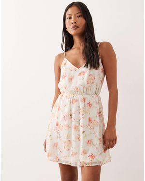Vila Woven Cami Mini Dress - Pink