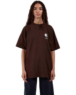 Dr. Denim Trooper Relaxed Fit Graphic T-Shirt - Brown
