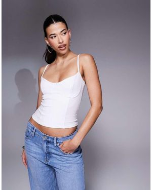 GOOD AMERICAN Super Stretch Jersey Bustier - Blue