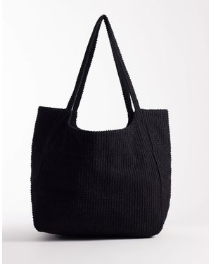 ASOS Textured Tote - Black