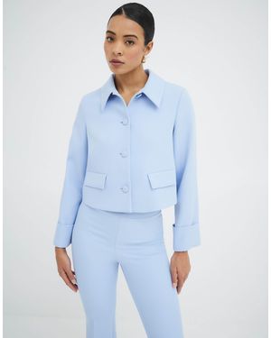 River Island Structured 60S Jacket - Blue