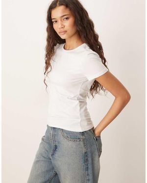 Abercrombie & Fitch Seamless Short Sleeve T-Shirt - White