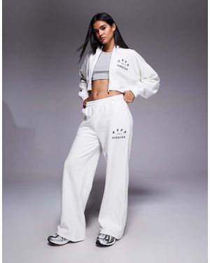 Good For Nothing Spray Effect Relaxed Wide Leg Jogger - Blue