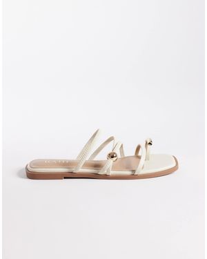 Raid – moon – flache sandalen - Weiß