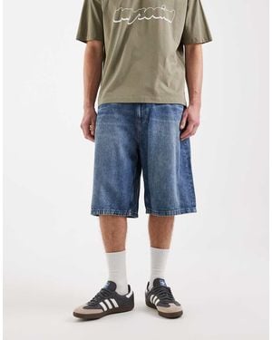 Tommy Hilfiger Theo baggy Denim Shorts - Blue