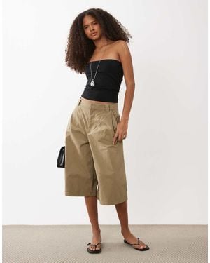 Jdy Tailored Bermuda Shorts - Natural