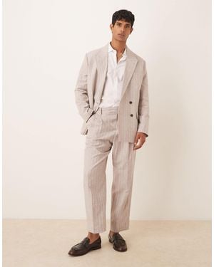 SELECTED – malik – relaxed-fit-hose - Natur