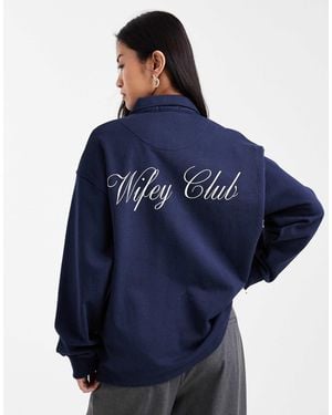 Six Stories – bridal – sweatshirt - Blau