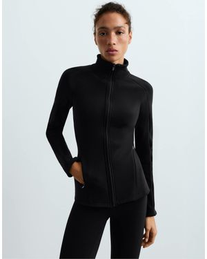 Oysho Superextra warme funktionsjacke - Schwarz