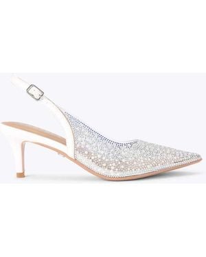 Carvela Kurt Geiger Positano Sling Low Shoes - White